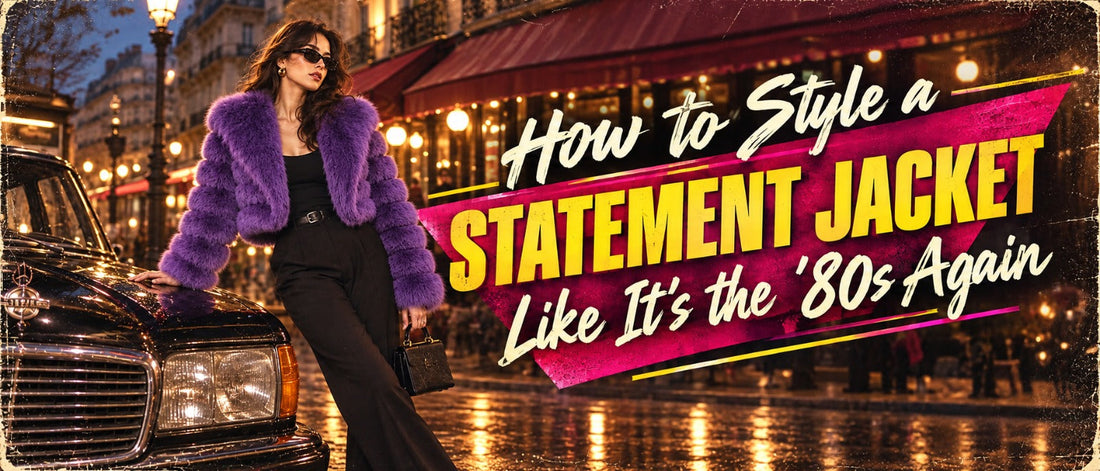 How to Style a Statement Jacket Like It’s the ’80s Again