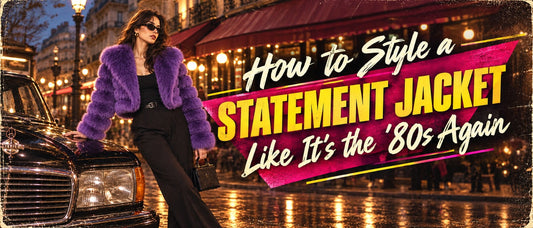 How to Style a Statement Jacket Like It’s the ’80s Again