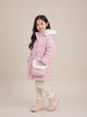 Girls' Premium Faux Fur Hooded Winter Jacket | Pink
