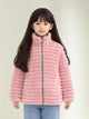Girl's Pink Faux Fur Winter Jacket for kids“ Soft  Zip-Up Warm Coat